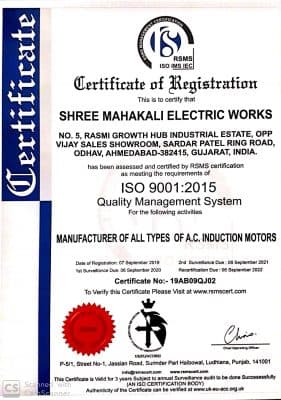 ISO 9001:2015 Certificate